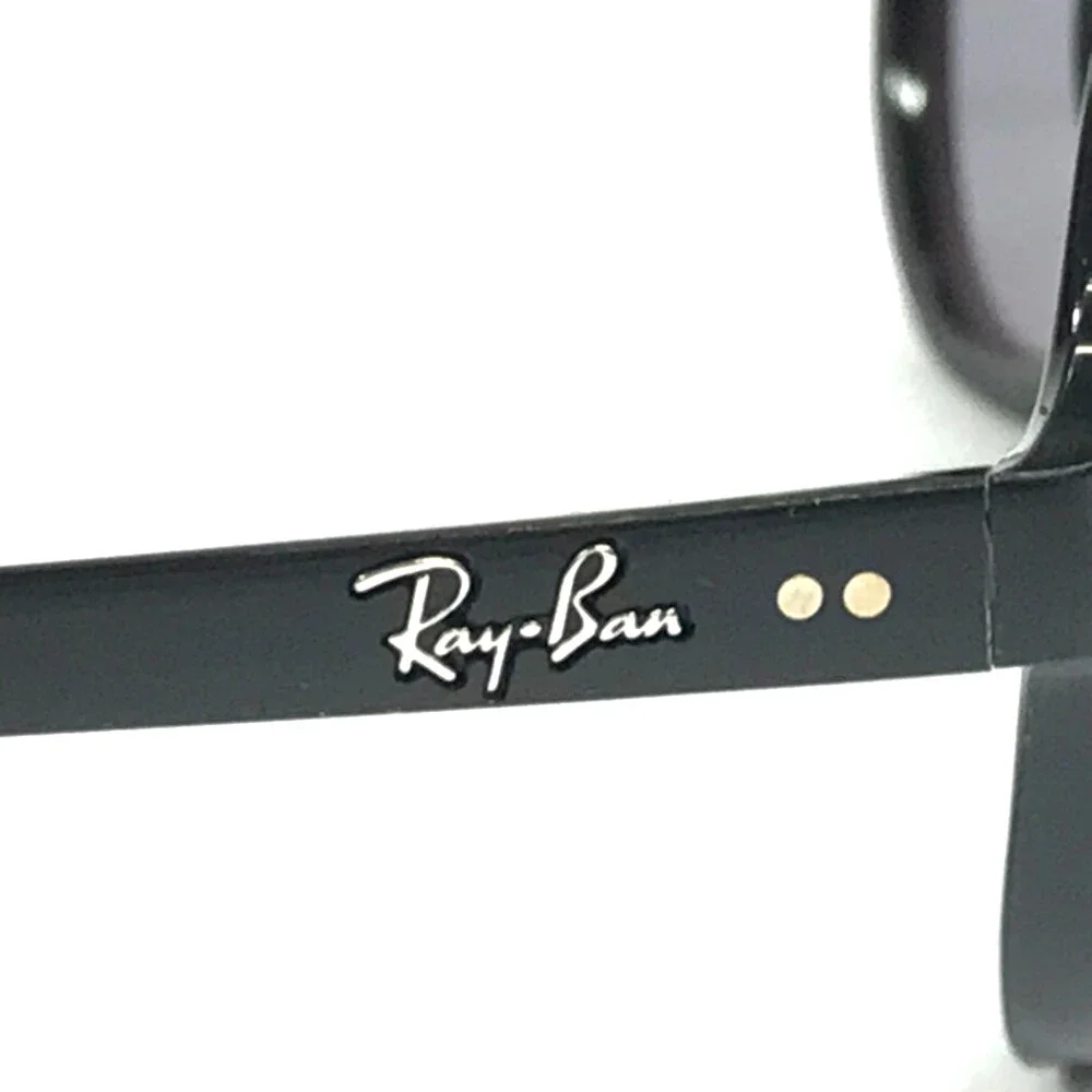 Ray-Ban Sunglasses RB4125 CATS 5000 601/R5 Polished Black Frames w/ Gray Lenses